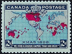 Kanada 1989 az első karácsonyi bélyeg  